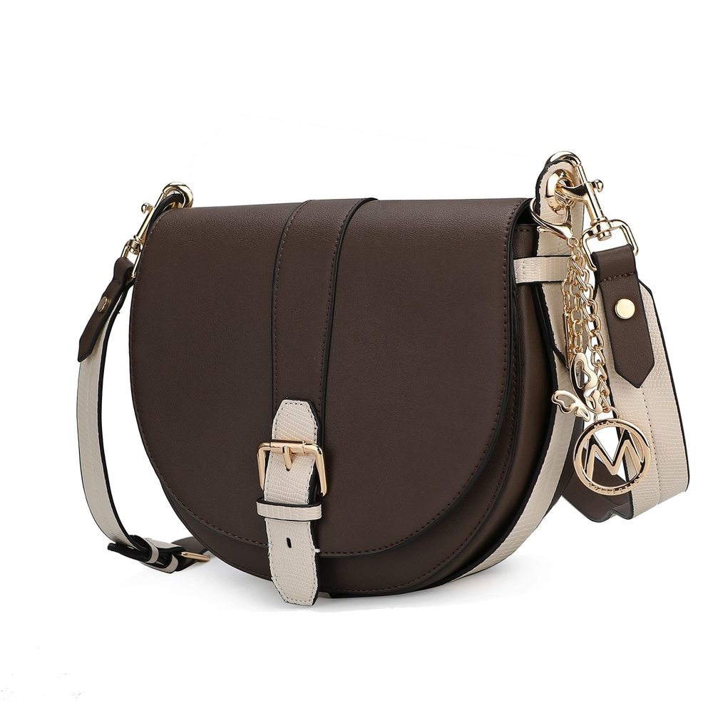 Shoulder Bag, Snake Embossed Vegan Leather Color Block Crossbody <3